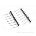 2.54mm Pitch Pin header Single Row Right Angle SMT SQ0.64mm H1.0mm 1*13P